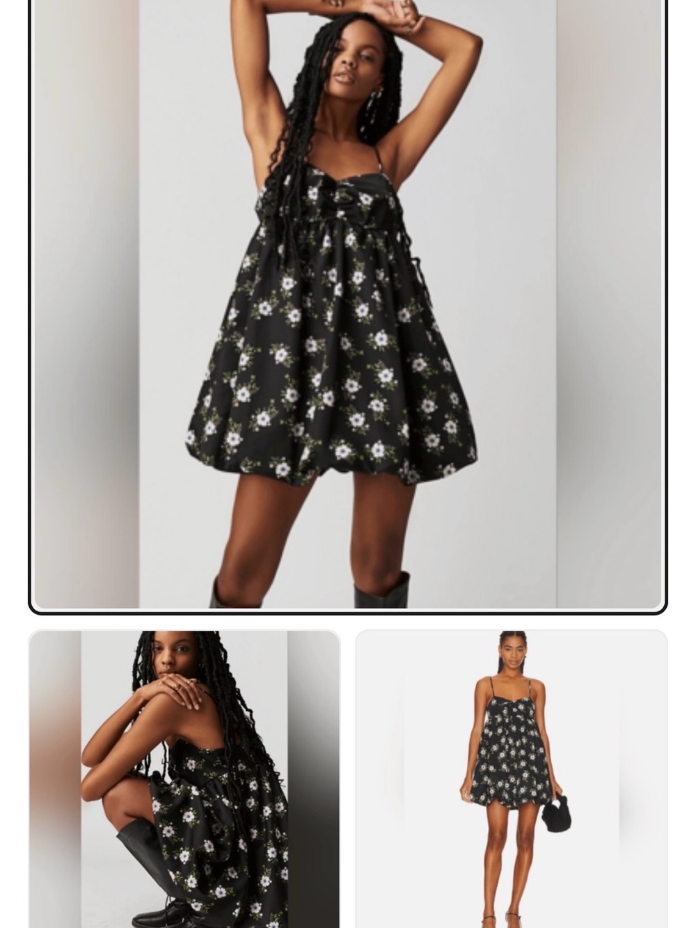 Free People “In a bubble” Mini Dress size large